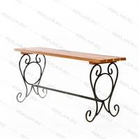 Лавка кованая для парка - фото 50805