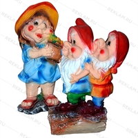 Садовая фигура из полистоуна Кукла - фото 50857