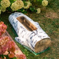 Кашпо садовое из стеклопластика Береза L=103 см U07559 - фото 50885