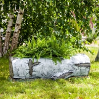 Кашпо садовое из стеклопластика Береза L=103 см U07559 - фото 50890