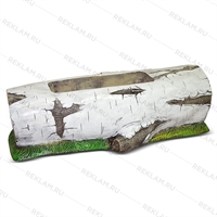 Кашпо садовое из стеклопластика Береза L=103 см U07559 - фото 50895