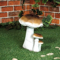 Садовая фигура Гриб берёзовый F07161 полистоун h=30см - фото 50905
