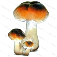 Садовая фигура Гриб берёзовый F07161 полистоун h=30см - фото 50907