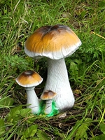 Садовая фигура Гриб берёзовый F07161 полистоун h=30см - фото 50908