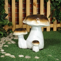 Садовая фигура из полистоуна Грибы F03060 h=40см - фото 50914