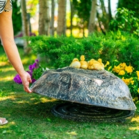 Крышка для септика Камень-валун низкий F03095 стеклопластик - фото 50930