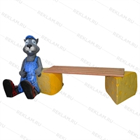 Садовая фигура Кусок сыра - фото 50953