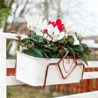 Кронштейн для цветов на балкон 51-024 металлический - фото 50959