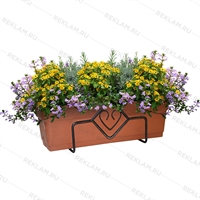 Кронштейн для цветов на балкон 51-024 металлический - фото 50968