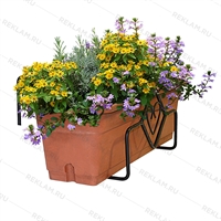 Кронштейн для цветов на балкон 51-024 металлический - фото 50970