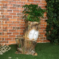 Фигура садовая Пень с глазами F07184 высота 60см - фото 50990
