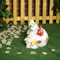 Фигура для дачи Курица с цыплятами - фото 50996
