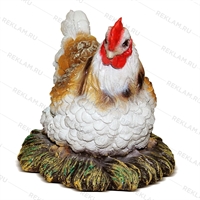 Декоративная фигура Курица в гнезде - фото 51005