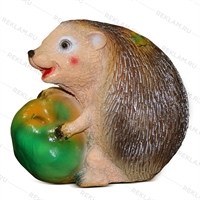Фигурка из полистоуна Еж с яблоком - фото 51016
