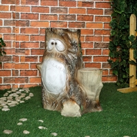 Кашпо садово-парковое Пень F07188 стеклопластик h=60 см - фото 51052