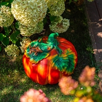 Фигура для дачи Тыква средняя F02003 полистоун h=40 см - фото 51062