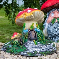 Крышка для люка Гриб домик U07427 стеклопластик, ширина 80 см - фото 51074