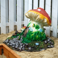 Крышка для люка Гриб домик U07427 стеклопластик, ширина 80 см - фото 51075