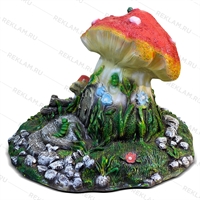 Крышка для люка Гриб домик U07427 стеклопластик, ширина 80 см - фото 51085