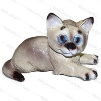 Декоративная фигурка Котенок лежит - фото 51087