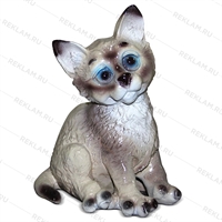 Садовая фигура Котенок сидит - фото 51110