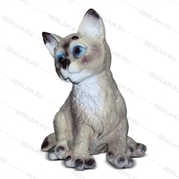 Садовая фигура Котенок сидит - фото 51111