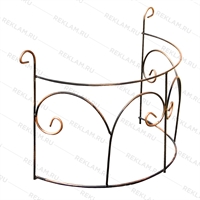 Шпалера секционная полукруглая для садовых цветов 57-094 металлическая - фото 51135