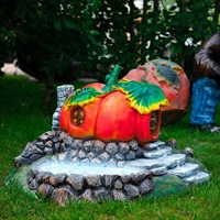 Крышка для канализационного люка Тыква Дом Гномов U07918 ширина 91 см - фото 51252