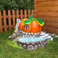 Крышка для канализационного люка Тыква Дом Гномов U07918 ширина 91 см - фото 51261