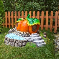 Крышка для канализационного люка Тыква Дом Гномов U07918 ширина 91 см - фото 51262