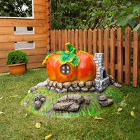 Крышка для канализационного люка Тыква Дом Гномов U07918 ширина 91 см - фото 51264