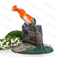 Крышка для люка Петух на заборе U08065 ширина 115 см - фото 51390