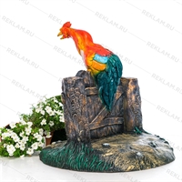 Крышка для люка Петух на заборе U08065 ширина 115 см - фото 51391