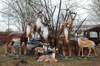 Декоративная фигура Косуля U08118 стеклопластик h=150 см - фото 51440