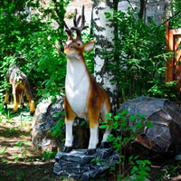 Фигура декоративная Олень U08117 стеклопластик h=154 см - фото 51458