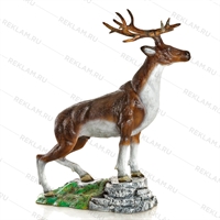 Фигура декоративная Олень U08117 стеклопластик h=154 см - фото 51459