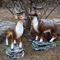 Фигура декоративная Олень U08117 стеклопластик h=154 см - фото 51468