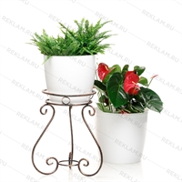 Стойка для цветка из металла - фото 51492