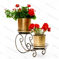 Стойка на 2 цветка 25-009 - фото 51498