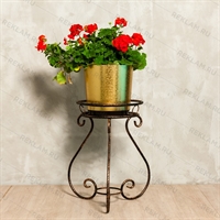 Кованая подставка для цветка 25-010 - фото 51510