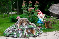 Кашпо для цветов Гном с тачкой - фото 51617