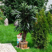 Кашпо для цветов Гном с тачкой - фото 51624