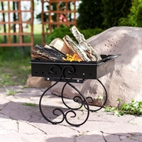 Разборный кованый мангал 861-46R 480х620 3мм - фото 51892