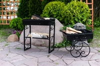 Разборный кованый мангал 861-46R 480х620 3мм - фото 51897