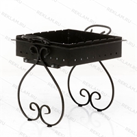 Разборный кованый мангал 861-46R 480х620 3мм - фото 51899