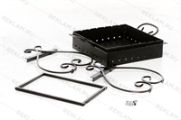 Разборный кованый мангал 861-46R 480х620 3мм - фото 51903