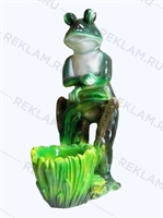 Кашпо лягушка в камышах - фото 51915