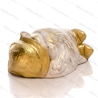 покраска белый с золотом