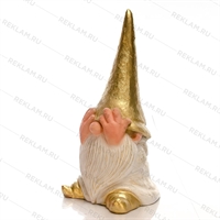 Садовая фигура Гномик F08369 стеклопластик h=85 см - фото 51995