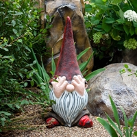 Садовая фигура Гномик F08369 стеклопластик h=85 см - фото 51998